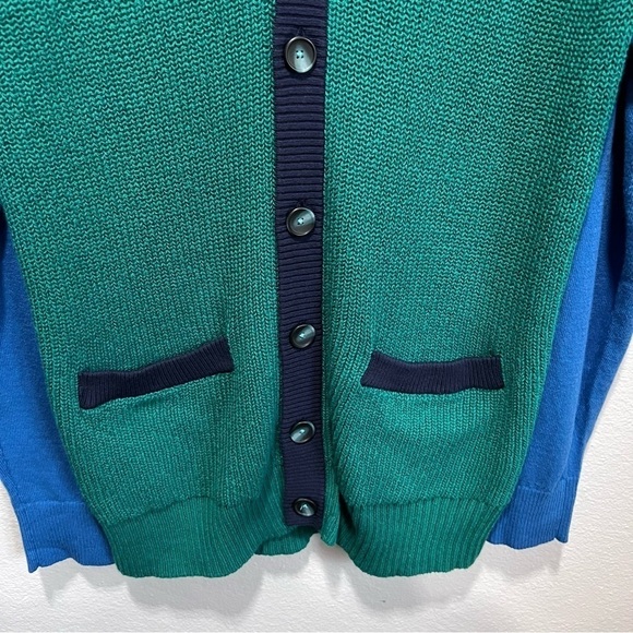 BP. Men's Colorblock Varsity Cardigan - Picture 4 of 7